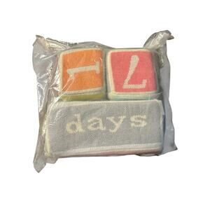 Toby & Company Baby Nygb Milestone Knit Blocks with Rattle, Multi, One Size